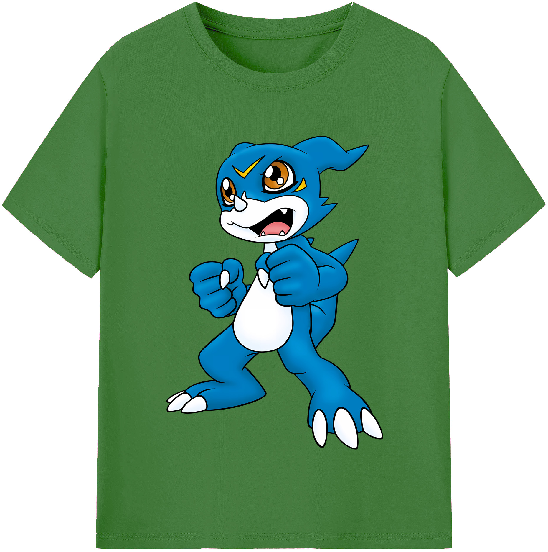 （画像用） Digimon デジタルモンスター/デジモン レディースカジュアルプリントTシャツ（綿100％）